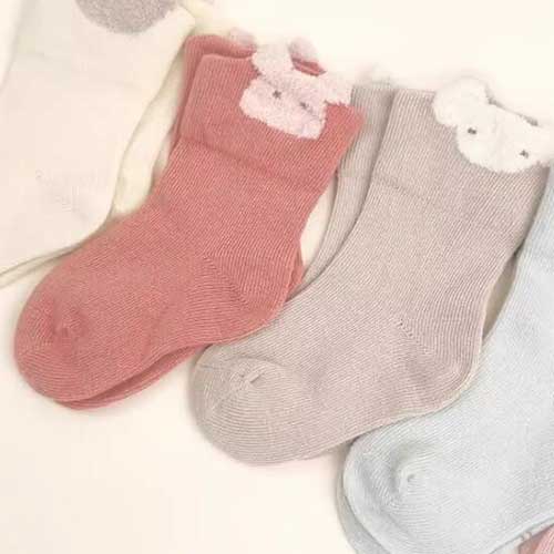 Cartoon animal tube baby cotton socks 